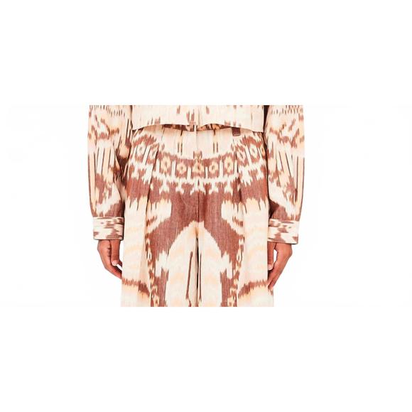 NEW ULLA JOHNSON cai mid rise pants in moonstone - Picture 2 of 3